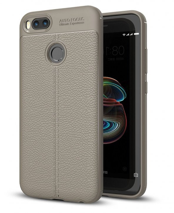 Xiaomi Mi A1 Kılıf Kap Nish Silikon Kapak + Kırılmaz Cam Ekran Koruyucu - 2