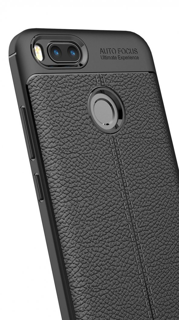 Xiaomi Mi A1 Kılıf Kap Nish Silikon Kapak + Kırılmaz Cam Ekran Koruyucu - 4