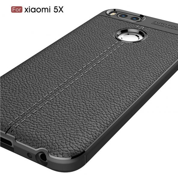 Xiaomi Mi A1 Kılıf Kap Nish Silikon Kapak + Kırılmaz Cam Ekran Koruyucu - 5