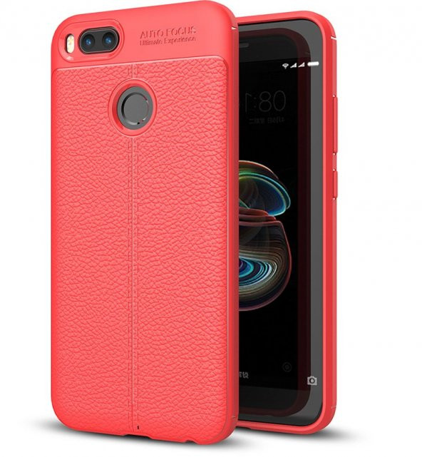 Xiaomi Mi A1 Kılıf Kap Nish Silikon Kapak + Kırılmaz Cam Ekran Koruyucu - 8