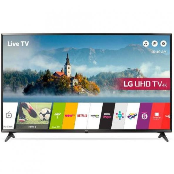 LG 49UJ630V 49" 123 Ekran Uydu Alıcılı 4K Ultra HD Smart LED TV