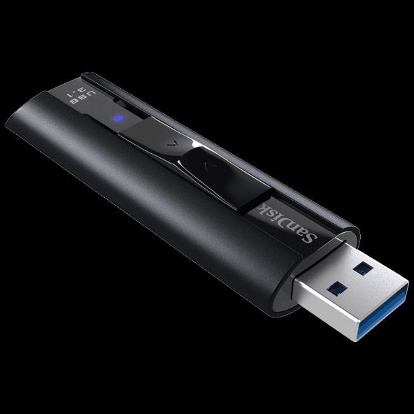 SANDISK Extreme Pro USB3.2 Siyah USB Bellek 128 GB SDCZ880-128G-G46
