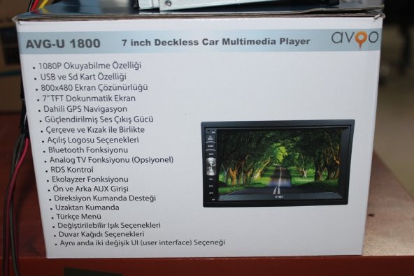 AVGO AVG U 1800 UNİVERSAL DOUBLEDİN OEM MULTİMEDİA NAVİGASYON - Resim 7