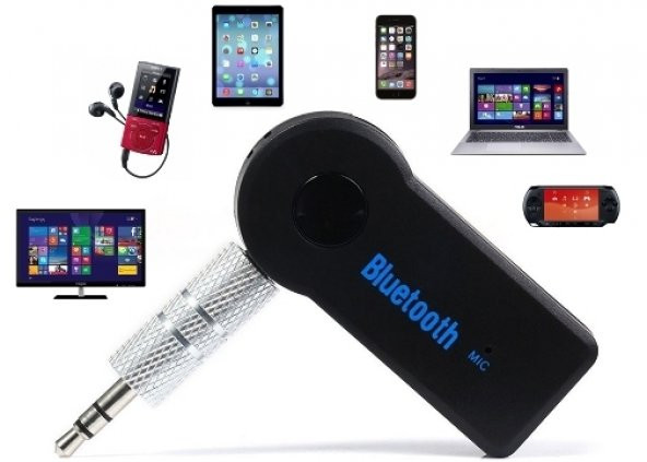Bluetooth Aux Araç Kiti 3,5 mm Aux Ses Adaptör - 3