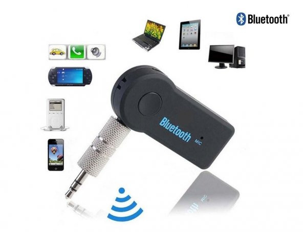 Bluetooth Aux Araç Kiti 3,5 mm Aux Ses Adaptör - 6