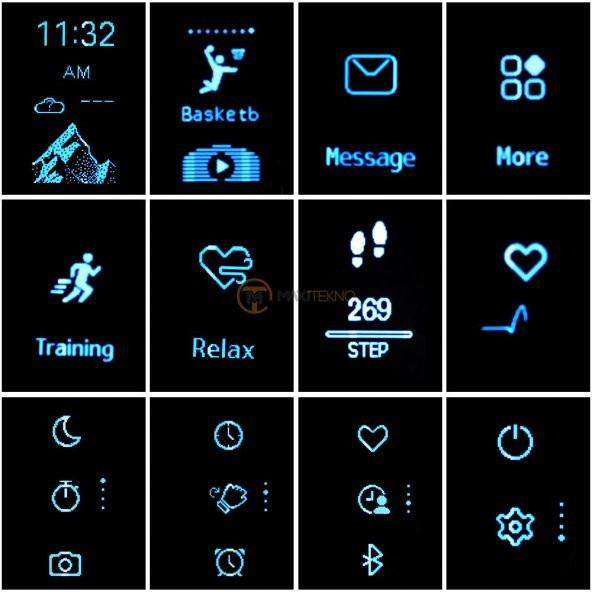 Veryfit ID107HR Plus Orjinal Akıllı Bileklik Saat - 6