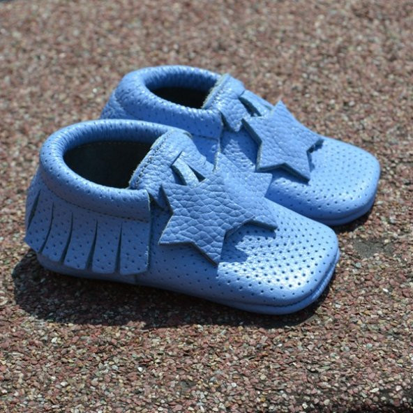 Yıldız Makosen Bebek Ayakkabı Mavi CV-215