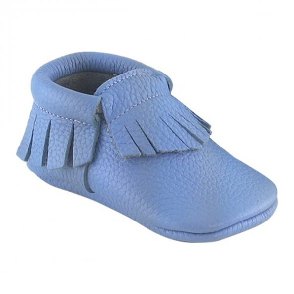 Klasik Makosen Bebek Ayakkabı Mavi CV-137