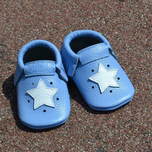 Yıldız Makosen Bebek Ayakkabı Mavi CV-221