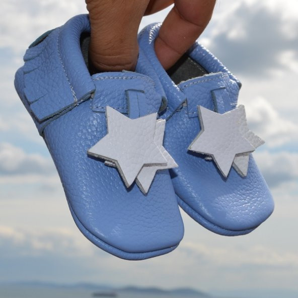 Yıldız Makosen Bebek Ayakkabı Mavi CV-331
