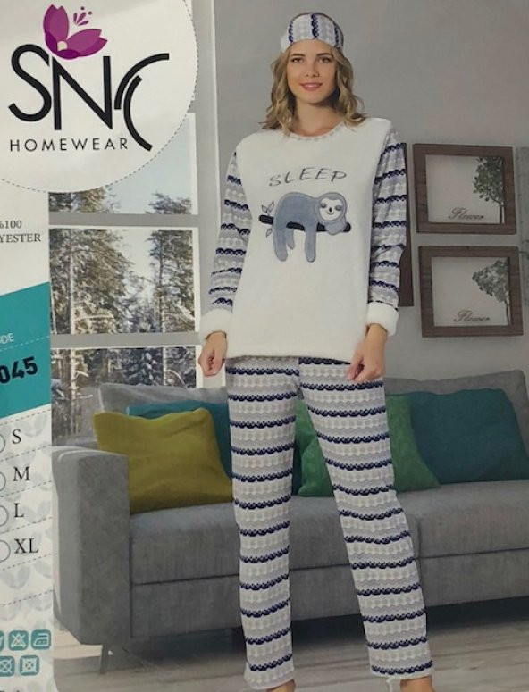 Welsoft Kadın Polar Pijama Takımı 4045