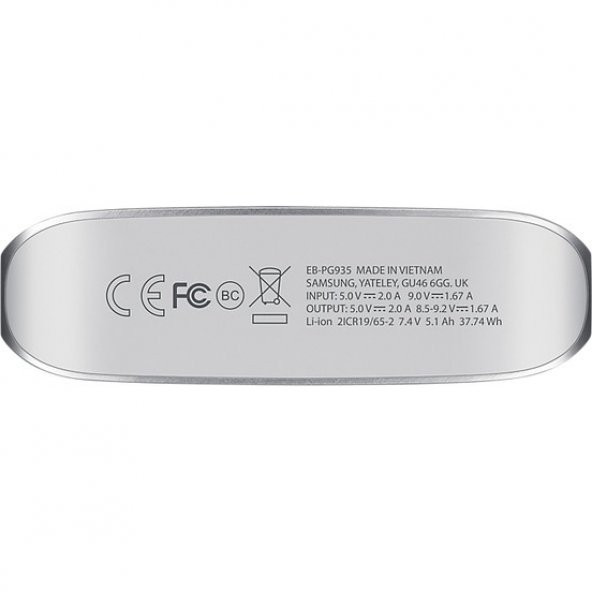 Samsung 10200 mAh Taşınabilir Hızlı Şarj Destekleyen Powerbank | EB-PG935BSEGWW (Samsung Türkiye Garantili) - 6
