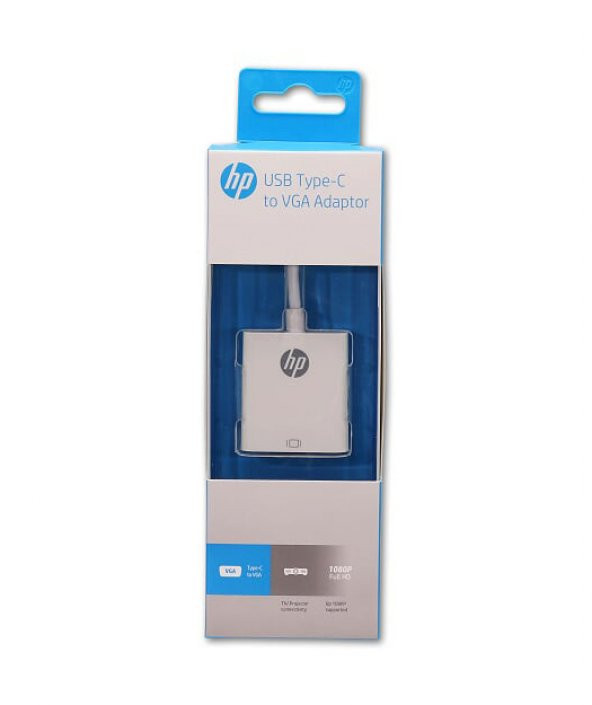 HP USB-C to VGA Adaptör WHT