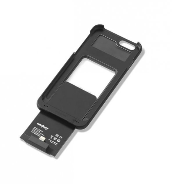 Minibatt QI ve PMA Uyumlu iphone 6 kablosuz şarj POWERCASE