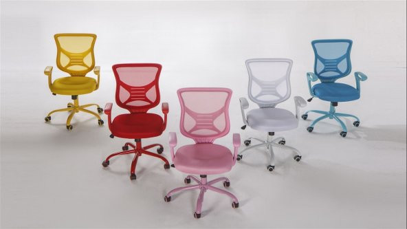 Bellona Riga Genç Odası-Ofis Sandalye Sarı - 3