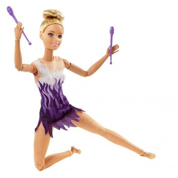 Jimnastikçi Bebek Barbie Ritmik FJB18 100 Orijinal Lisanslı Ürün