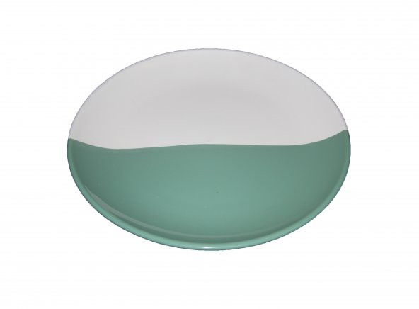 Casa Viola yeşil Beyaz Tabak - 2