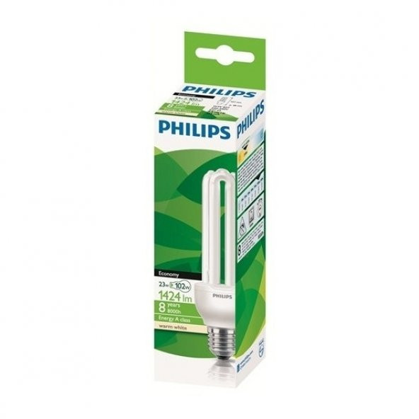 Philips Small Economy 23W Ww E27 - Sarı