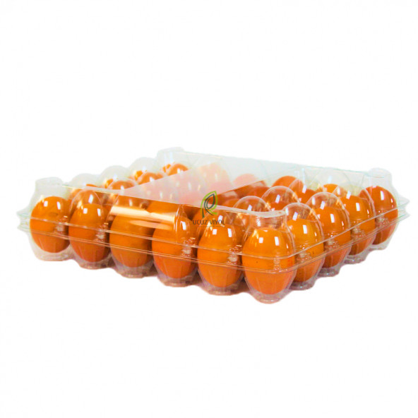 30 LU PLASTİK KAPAKLI YUMURTA VİYOLÜ 50 ADET - Resim 2