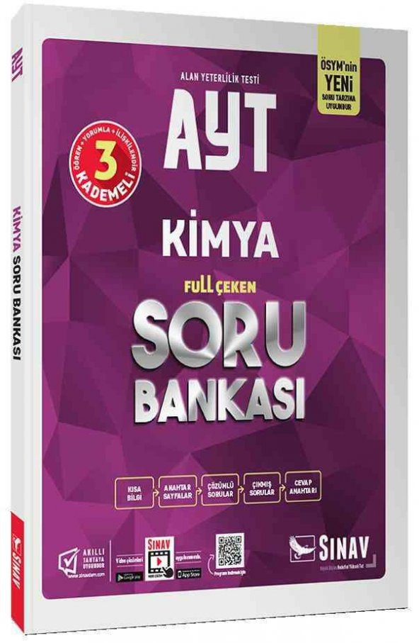 AYT Kimya Full Çeken Soru Bankası Sınav Yayınlarıı