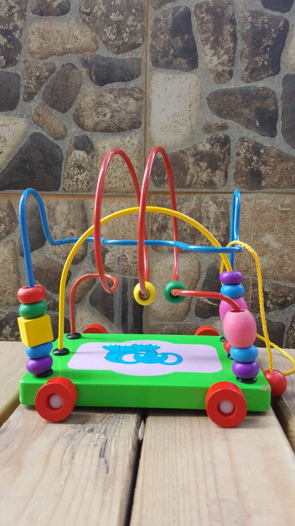 Eğitici Labirent Ahşap Helezon Oyuncak