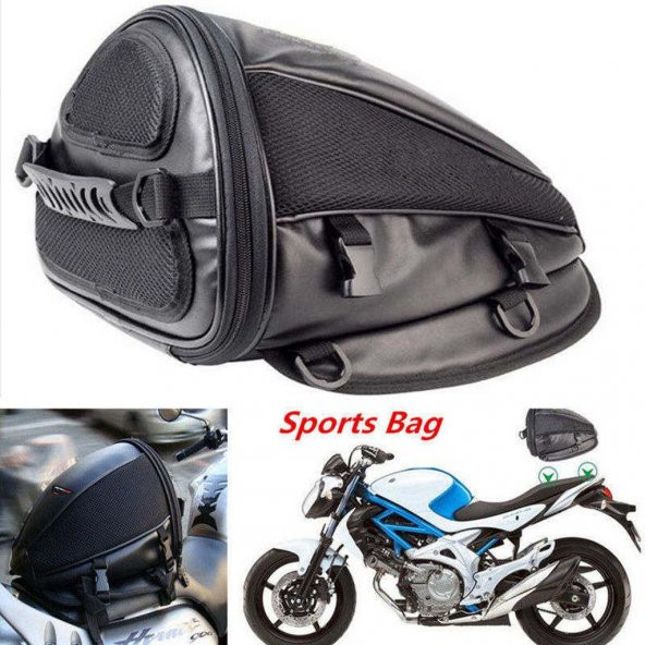 FORTE GT 70070 Motosiklet Kuyruk Arka Çanta Tur Bagaj Çantası - 1