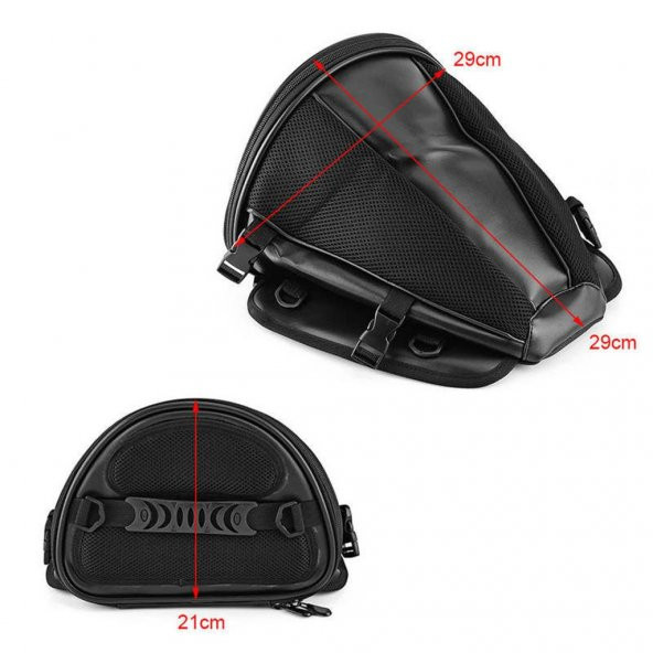 FORTE GT 70070 Motosiklet Kuyruk Arka Çanta Tur Bagaj Çantası - 2