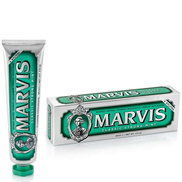 Marvis Klasik Güçlü Naneli Diş Macunu Classic Strong Mint 85 Ml