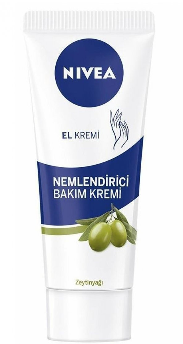 Nıvea El Kremi Zeytinyağlı Nemlendirici Bakım Kremi Tüp 75 Ml