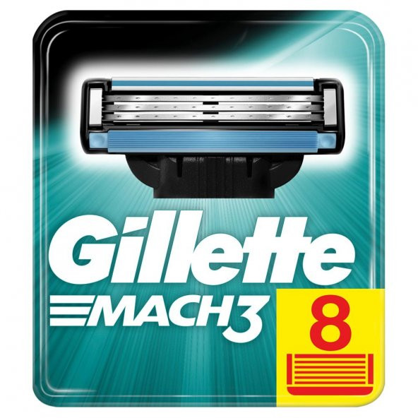 GILLETTE MACH3 BIÇAK 8Lİ