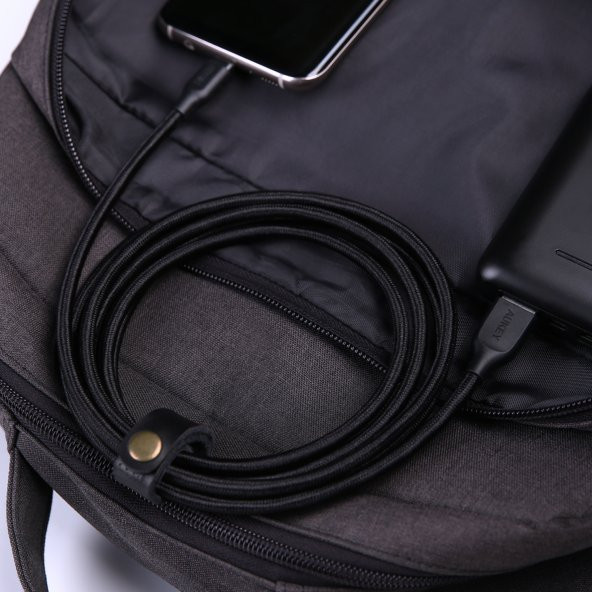 AUKEY CB-AC2 USB 3.1 USB A To USB C Kablosu Örgülü (2mt) Siyah - 7