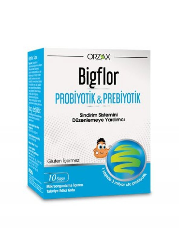 Bigflor 10 Saşe Probiotic Prebiotic