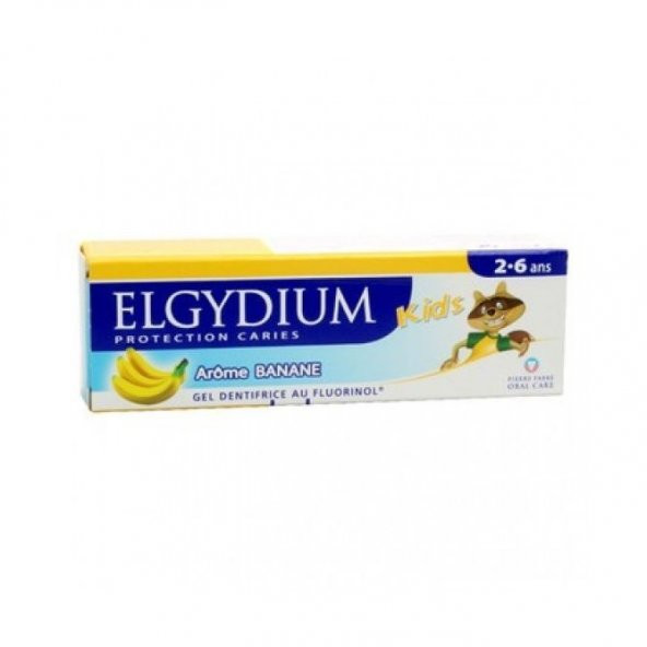 Elgydium Kids Banana 2-6 Yaş Diş Macunu 50 ml