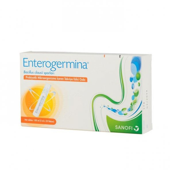 Enterogermina Yetişkinler İçin 5 ml x 20 Flakon