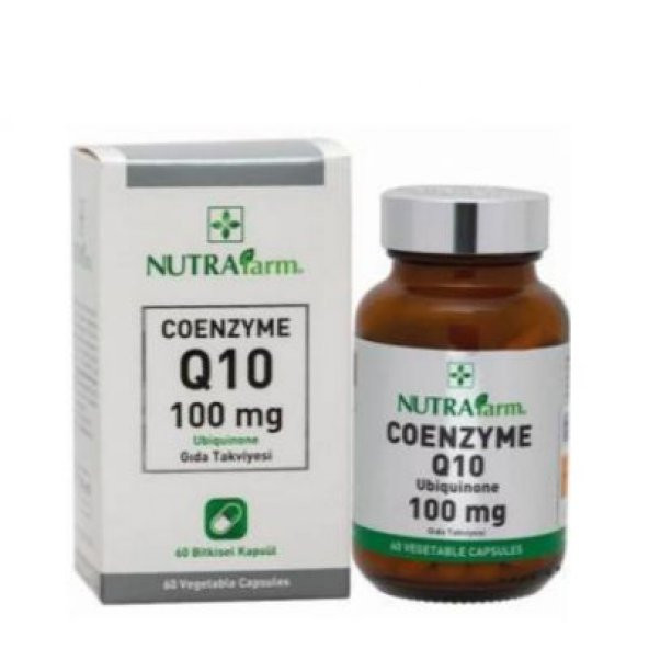 Nutrafarm Coenzyme Q10 100mg 60 Bitkisel Kapsül