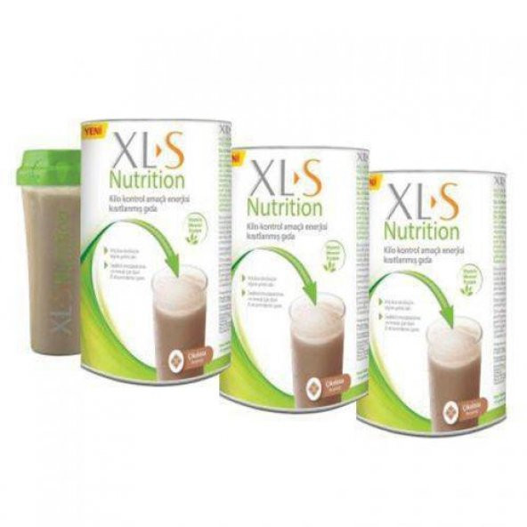 XLS Nutrition Kilo Kontrol Amaçlı Enerjisi Kısıtlanmış Gıda 3lü Fırsat