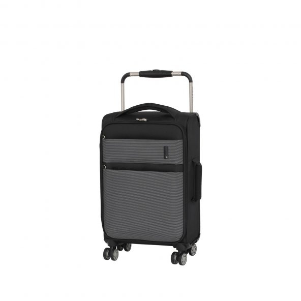 IT Luggage Kabin Boy Kumaş Valiz Siyah & Beyaz 2058