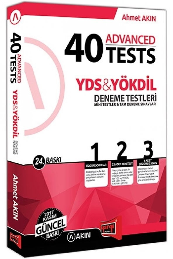 Akın Dil & Yargı Yayınları YDS & YÖKDİL 40 Advanced Tests