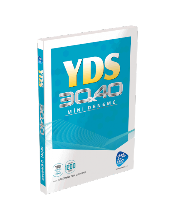 MeToo Publishing YDS 30x40 Mini Deneme