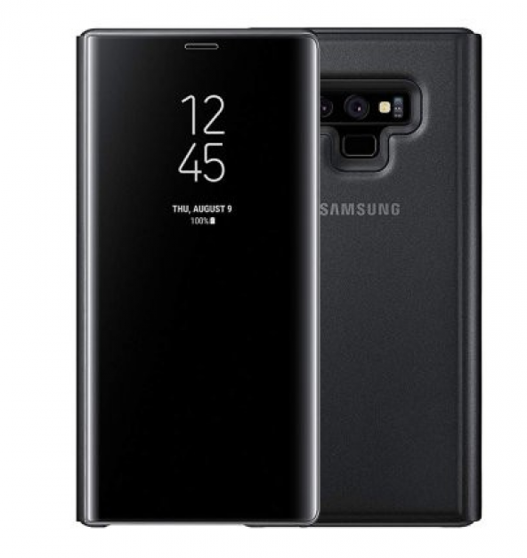 Samsung Note 9 Clear View Standing Kılıf Siyah EF-ZN960CBEGWW