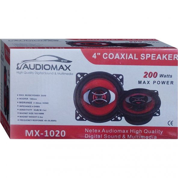 AUDIOMAX MX-1020 200W HAPORLÖR