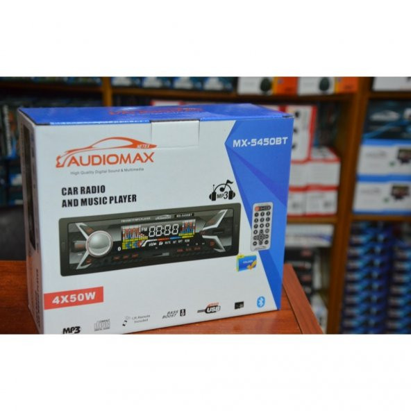 Audiomax Mx5450 Bluetooth Araba, Oto Teyp Radyo