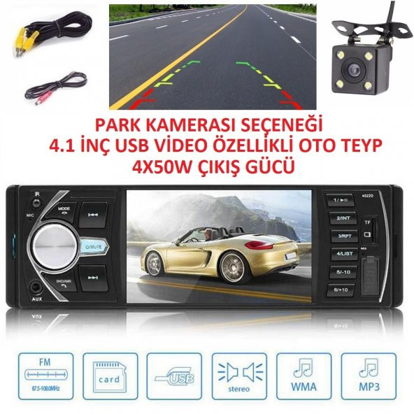 AUDİOMAX MX7550 BT USB/MICRO SD/FM /BLUETOOTH 4.1 EKRAN OTO TEYP