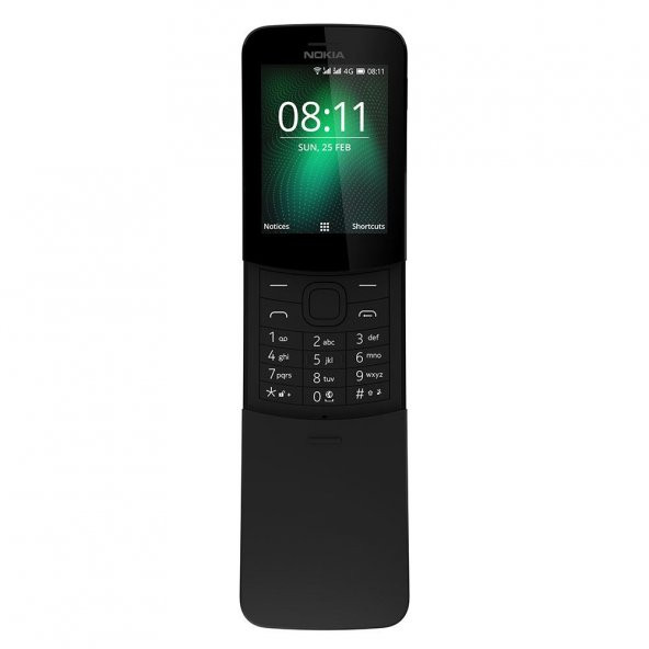 Nokia 8110 4G Siyah Cep Telefonu (Nokia Türkiye Garantili)