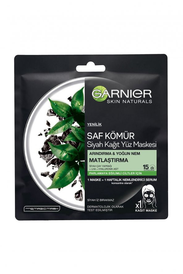 GARNIER S.N.MASKE KAĞIT SİYAH MATLAŞTIRICI