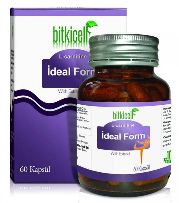 Bitkicell İdeal Form L-Carnitine Kapsülü 1000 mg x 60 Kapsül