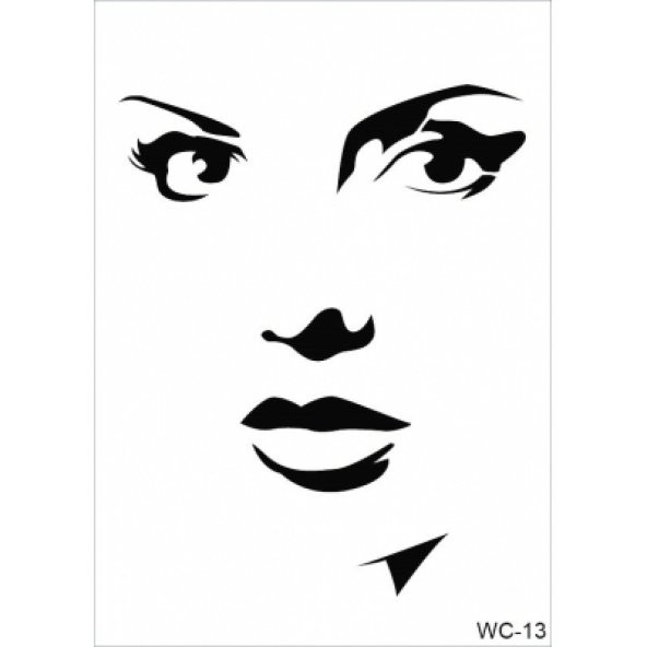 WC13 - Woman Collection CADENCE  A4 Stencil