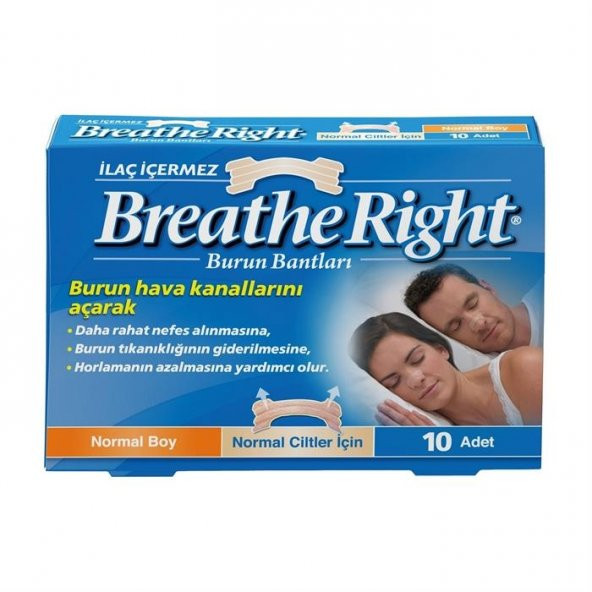 Breathe Right Burun Bandı Normal Boy 10 adet