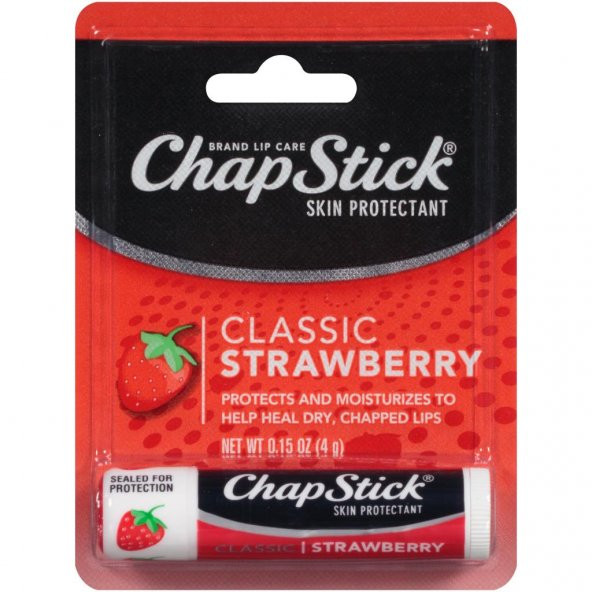 ChapStick Classic Strawberry Skin Protectant Lip B