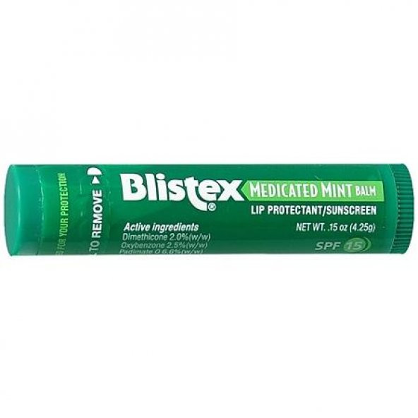 Blistex Medicated Mint Balm SPF15 4.25 gr